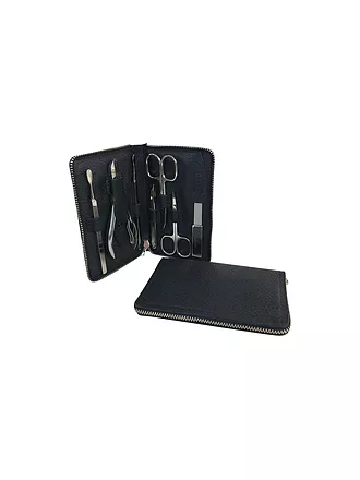 HAMMANN | Ledermanikürset (Schwarz, 7-teilig) | 